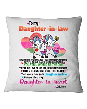 MOM TO DAUGHTER IN LAW Square Pillowcase thumbnail