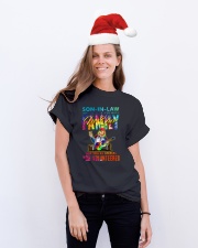 Son-in-law - Hippie - You Volunteered - T-Shirt Classic T-Shirt lifestyle-holiday-crewneck-front-1