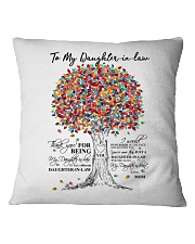 MOM TO DAUGHTER IN LAW Square Pillowcase thumbnail