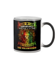 Son-in-law - Lion - You Volunteered - T-Shirt Color Changing Mug thumbnail