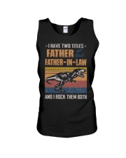FATHER-IN-LAW - T REX - I ROCK THEM BOTH Unisex Tank tile