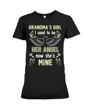 Grandma's Girl- I used to be her angel now she's mine Premium Fit Ladies Tee tile