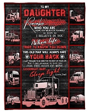 To My Daughter - Love You For The Rest Of Mine Small Fleece Blanket - 30" x 40" front