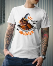 Mom - Halloween - T-rex - Excuse Me Is It Classic T-Shirt lifestyle-mens-crewneck-front-6
