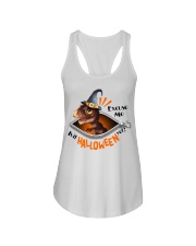 Mom - Halloween - T-rex - Excuse Me Is It Ladies Flowy Tank tile