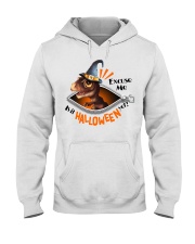 Mom - Halloween - T-rex - Excuse Me Is It Hooded Sweatshirt tile