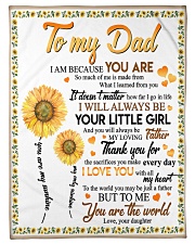 FLEECE BLANKET - TO MY DAD - FATHER'S DAY Small Fleece Blanket - 30" x 40" front