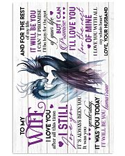 TO MY WIFE - DRAGON - I LOVE YOU 16x24 Poster front