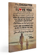 To Daughter - Always Remember How Much - Canvas 20x30 Gallery Wrapped Canvas Prints front