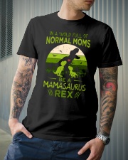 IN A WORLD - T REX MOM - MAMASAURUS Classic T-Shirt lifestyle-mens-crewneck-front-6