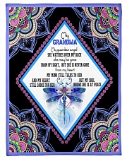 Angel Grandma - My Guardian Angel She Watches Over Small Fleece Blanket - 30" x 40" front