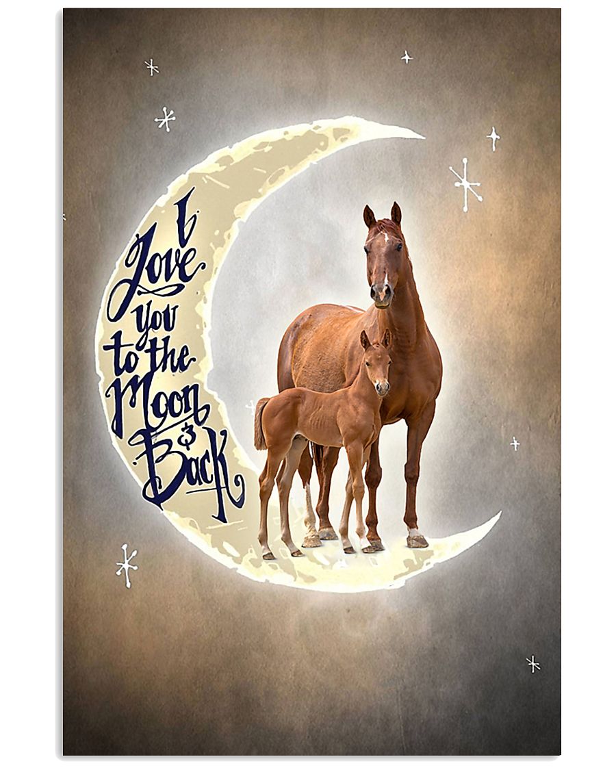 TO DAUGHTER - ANIMAL - I LOVE YOU TO THE MOON 16x24 Poster