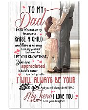 TO MY DAD - MY HERO 16x24 Poster front