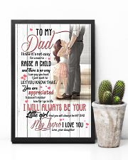 TO MY DAD - MY HERO 16x24 Poster lifestyle-poster-8