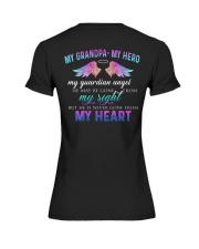 My grandpa- my hero- my guardian angel Premium Fit Ladies Tee tile