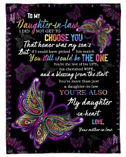 To My Daughter-in-law - Butterfly - You Still Small Fleece Blanket - 30" x 40" front