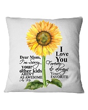 DEAR MOM Square Pillowcase thumbnail