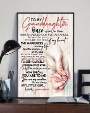 TO MY GRANDDAUGHTER - HANDS - GRANDMA 16x24 Poster lifestyle-poster-2