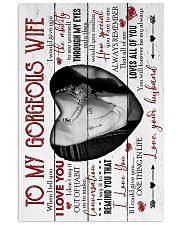 To my Wife - When I Tell You I Love You - Poster 16x24 Poster front