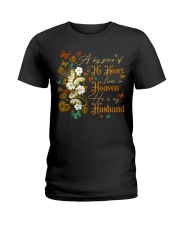 ANGEL HUSBAND - A BIG PIECE OF MY HEART Ladies T-Shirt thumbnail