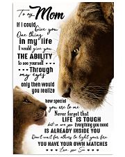 TO MY MOM - LION - IF I COULD 16x24 Poster front