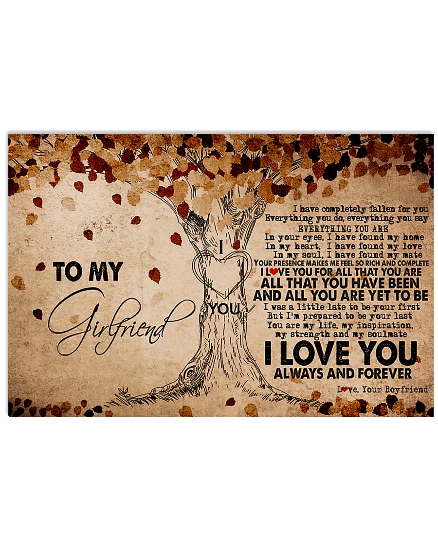 TO MY GIRLFRIEND 24x16 Poster