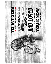 Mom To Son - Canvas Vertical Poster tile