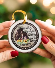 To My Mom - You are My Sunshine Circle ornament - single (porcelain) aos-circle-ornament-single-porcelain-lifestyles-08