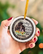 To My Mom - You are My Sunshine Circle ornament - single (porcelain) aos-circle-ornament-single-porcelain-lifestyles-09