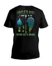 Uncle's girl- I used to be his angel now he's mine V-Neck T-Shirt tile