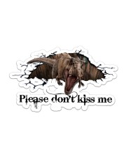 T-rex - Please Don't Kiss Me - Sticker Sticker - Single (Horizontal) front