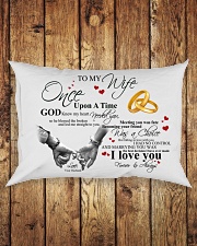 TO MY WIFE Rectangular Pillowcase aos-pillow-rectangle-front-lifestyle-2