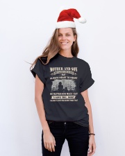 T-SHIRT - MOTHER AND SON - NO MATTER Classic T-Shirt lifestyle-holiday-crewneck-front-1