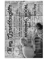 To Granddaughter - It's Filled With Lots Of Love 16x24 Poster front