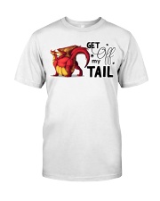 Dragon - Tail - Get Off My Tail - Sticker Classic T-Shirt tile