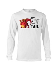 Dragon - Tail - Get Off My Tail - Sticker Long Sleeve Tee tile
