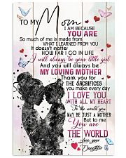 TO MY MOM - MY LOVING MOTHER 16x24 Poster front