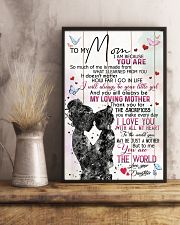 TO MY MOM - MY LOVING MOTHER 16x24 Poster lifestyle-poster-3