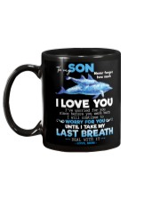 MOM TO SON Mug back