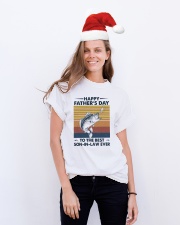 SON-IN-LAW - VINTAGE - HAPPY FATHER'S DAY Classic T-Shirt lifestyle-holiday-crewneck-front-1