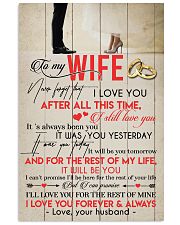 TO MY WIFE - COUPLE - I LOVE YOU 16x24 Poster front