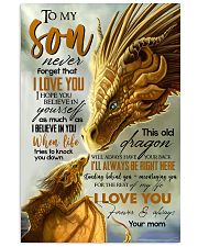 MOM TO SON - YELLOW - FOREVER 16x24 Poster front