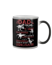 T-SHIRT - DAD - FAVORITE DINOSAUR Color Changing Mug tile