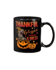 Halloween - Thankful Blessed And Kind Of A Mess Mug tile