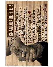 To Granddaughter - You Are The Beat Of My Heart 16x24 Poster front
