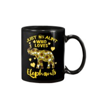 Just an aunt who loves elephants Mug thumbnail