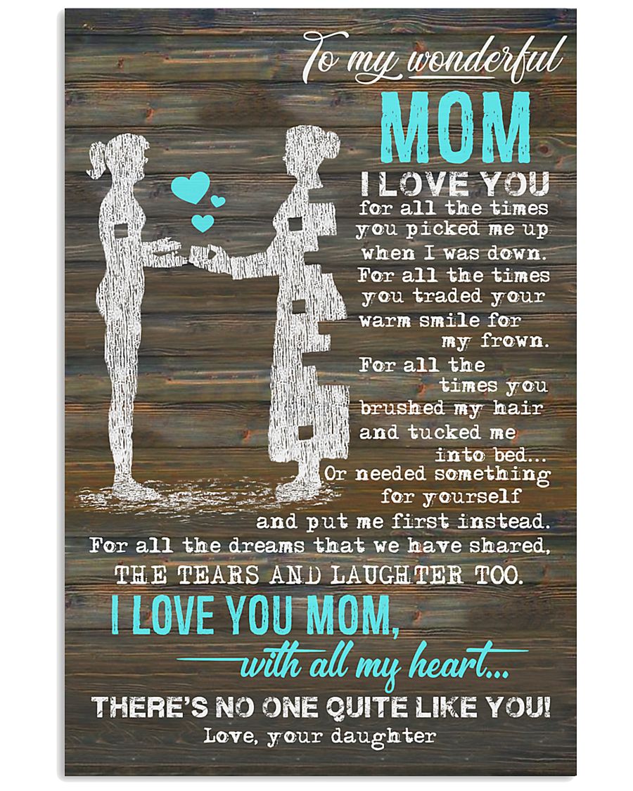 POSTER - TO MY MOM - PIECE - I LOVE YOU 16x24 Poster