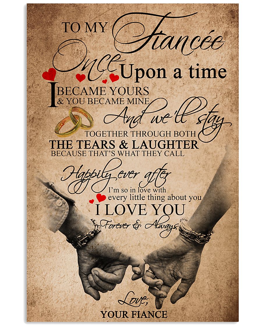 TO MY FIANCE'E 16x24 Poster