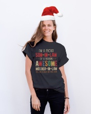 I'm a proud son-in-law of a freaking awesome Classic T-Shirt lifestyle-holiday-crewneck-front-1