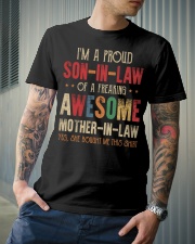 I'm a proud son-in-law of a freaking awesome Classic T-Shirt lifestyle-mens-crewneck-front-6